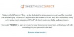 Sheet Music Direct coupon code
