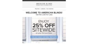 American Blinds coupon code
