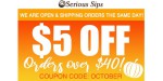 Serious Sips discount code