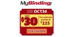 My Binding discount code