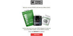 Strong Coffee Company coupon code