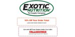 Exotic Nutrition discount code
