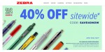 Zebra Pen coupon code