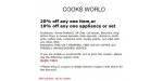 Cooks World discount code
