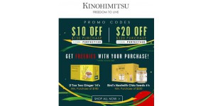Kinohimitsu Singapore coupon code