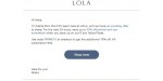 Lola discount code