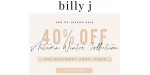 Billy J discount code