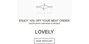 Zofia Day coupon code