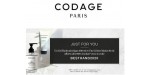 Codage Paris discount code