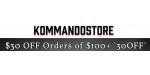 Kommando Store discount code