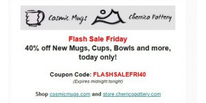 Cosmic Mugs coupon code