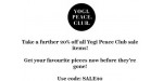 Yogi Peace Club discount code
