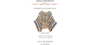 Anna Kosturova coupon code