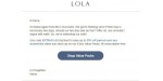 Lola discount code