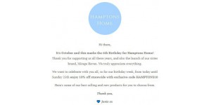 Hamptons Home coupon code