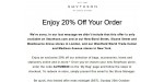 Smythson Newsletter discount code