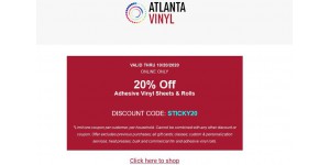 Atlanta Vinyl coupon code