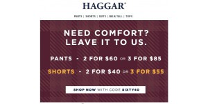 Haggar coupon code
