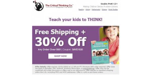 The Critical Thinking coupon code
