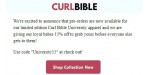 Curl Bible discount code