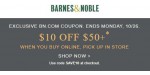 Barnes & Noble discount code