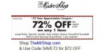 The Mister Shop discount code