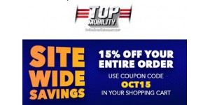 Top Mobility coupon code