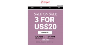 ROMWE coupon code
