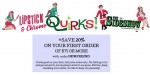 Quirks Handcrafted Goods & Unique discount code