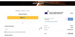 Alloy Works coupon code