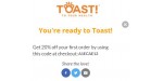 Toast coupon code