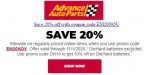 Advance Auto Parts discount code