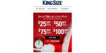 KingSize discount code
