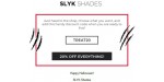 Slyk Shades coupon code