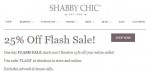 Shabby Chic discount code