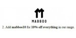 Mabboo discount code
