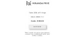 Miranda Frye discount code