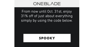 One Blade coupon code