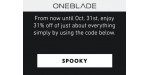 One Blade discount code