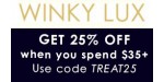 Winky Lux discount code