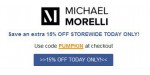Michael Morelli discount code