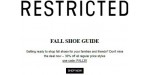 Restricted Shoes discount code