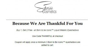 Sheree Cosmetics coupon code