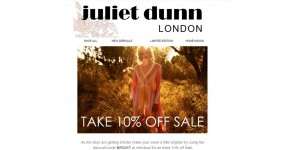 Juliet Dunn coupon code