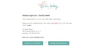 Oh Baby Boxes coupon code