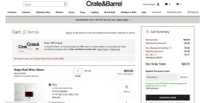 Crate & Barrel coupon code