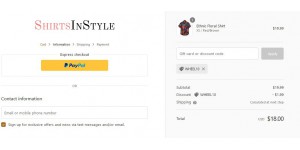 Shirts In Style coupon code