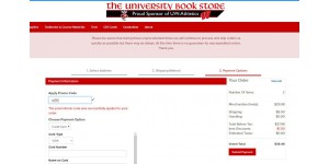 University Book Store coupon code