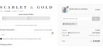 Scarlet & Gold discount code