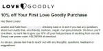 Love Goodly discount code